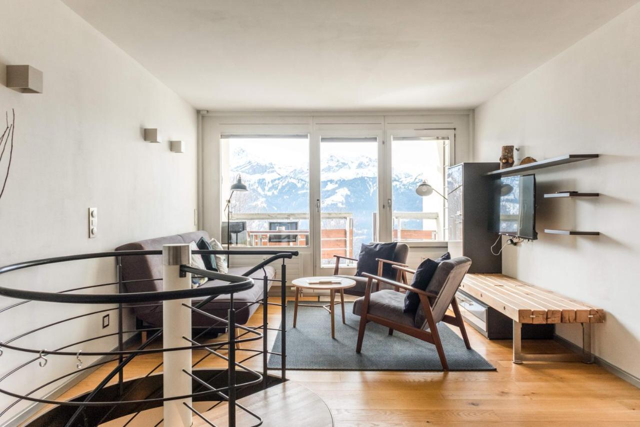 Apartment Alpenrose 2.5 Mit Mitbenutzung Spa & Wellness - Griwa Rent Ag Beatenberg Εξωτερικό φωτογραφία
