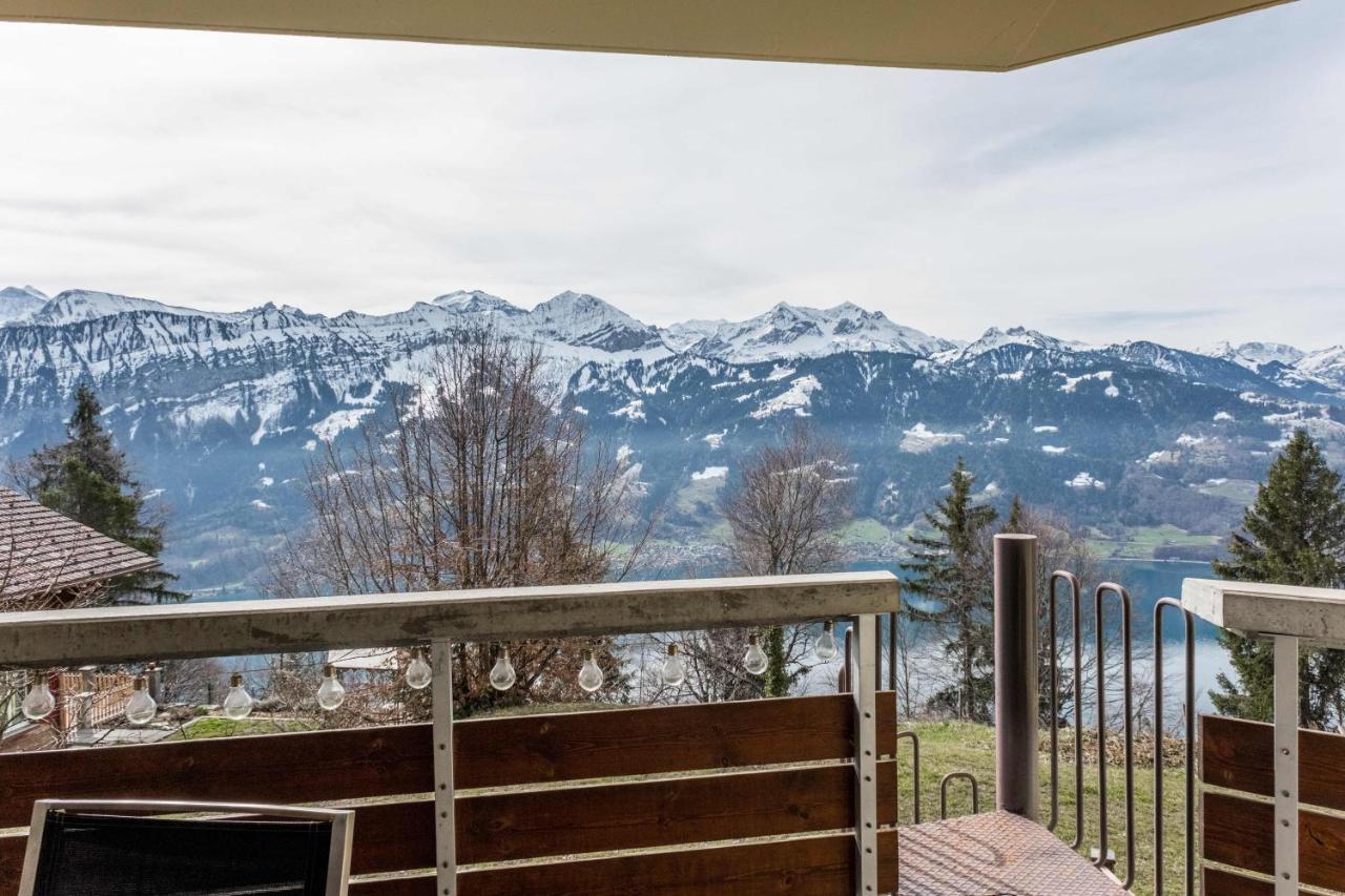 Apartment Alpenrose 2.5 Mit Mitbenutzung Spa & Wellness - Griwa Rent Ag Beatenberg Εξωτερικό φωτογραφία